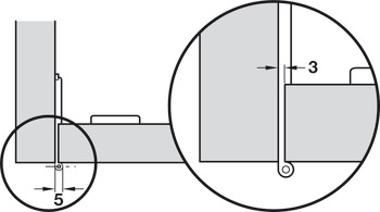 Aximat 300 180D Hinge SP Arm Screw - view 5
