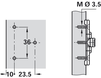 0mm M.Plt FaceFrame Clk 1prt Hos - view 2