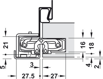 Tectus TE240 3D 180D Hinge SSSE - view 4