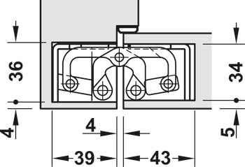 Tectus TE645 3D 180D Hinge BM - view 3