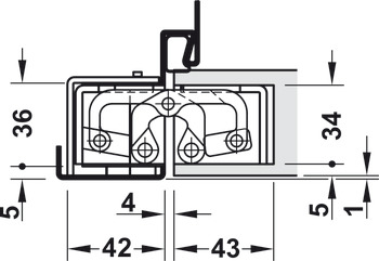 Tectus TE645 3D 180D Hinge BM - view 4