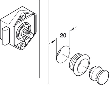 Mini Push-Lock Case BS 15mm UH Brown - view 4