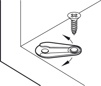 Pivot Hinge wo Stop Plastic Brown - view 5
