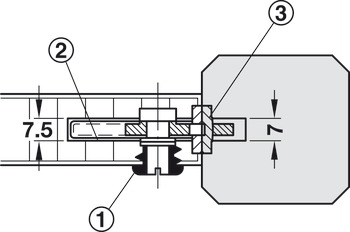 Giro Bolt-Lock Steel Galvanised - view 5
