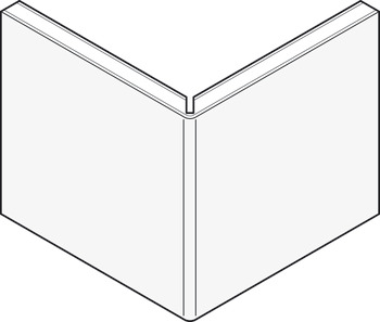 AluSplash Ext Crn Profile 610mm Aluminium Antique - view 3
