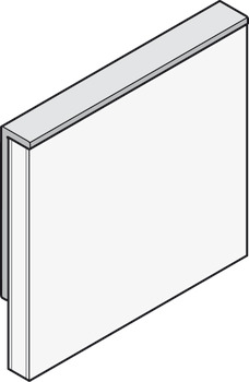 AluSplash Edge Profile 800mm Aluminium Antique - view 5