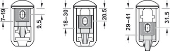 Kaiman Shelf Support 7-41mm Zinc Alloy/Plastic Stainless Steel - view 5