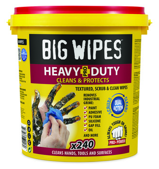 Big Wipes HD Pro+ Clean Wipes 240 Bucket 000.00.345