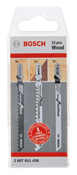 Bosch Pro Jigsaw Blade Set for Wood x15 000.00.878