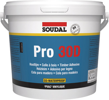 Soudal PRO 30D D3 Timber Adhesive 5kg 003.00.060