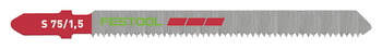Festool Jigsaw Blade S 75/1.5/5 5pk 005.25.468