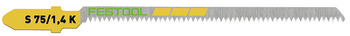 Festool Jigsaw Blade S 75/1.4 K/5 5pk 005.25.474