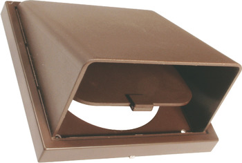 Manrose 100mm WP Cwl Wall OL Rnd Brw