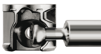 Minifix 15 Housing 15mm wo Rim Nickel Col - view 3