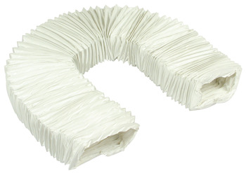 Manrose 110x54mm Flx Hose Rec PVC Wht 3m