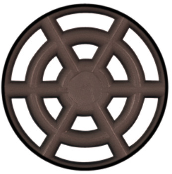 Vent Trim Rectangle D48mm Plastic Brown - view 2