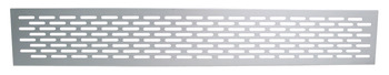 Ventilation Grille Rectangle 450x70mm Anodised M.Silver 575.02.931