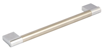 Lydiate Bar Handle Brushed Stainless Steel/Zinc Alloy PC D12mm 192mm Fixing Centres - view 2