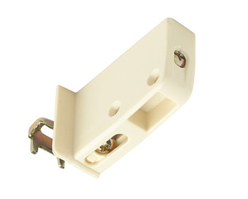 Cabinet Hanger 2-Way SF LH 65kg Plastic CrWht