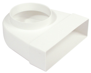 Manrose 100mm 90D Bend Female FR PVC Grey