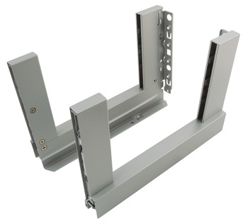 NPS Cry+ Drawer Sides 186/450mm Silver 1pr