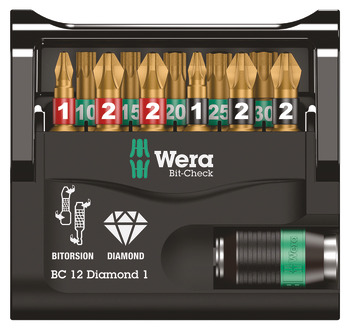 Wera Bit-Check Diamond BitBox+11bits 006.40.417