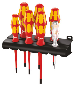 Wera Kraftform VDE+ 100 ScrDrvr+Rk Set 7 006.40.449