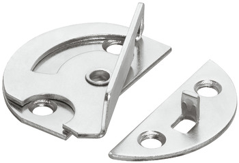 Table Top Connector D48x15mm Steel Glv
