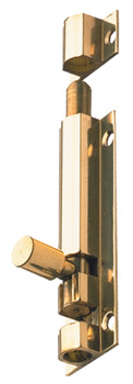 Barrel Bolt Straight 25x100mm Brass SNP