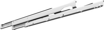 Roller Drawer Runner Base Full 50kg 600mm Wht - view 2