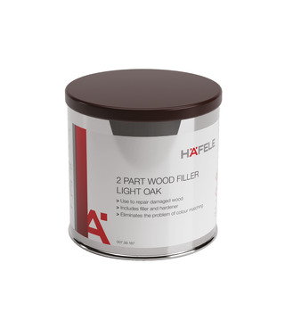 Hafele 2prt Wood Filler Light Oak 770ml 007.39.187