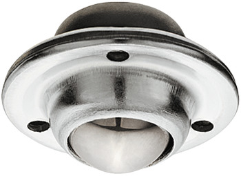 D13mm Ball Castor wo Swivel Steel CP/Galvanised
