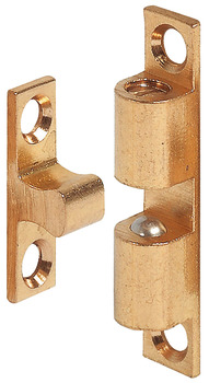 Twin Ball Catch 43mm Brass