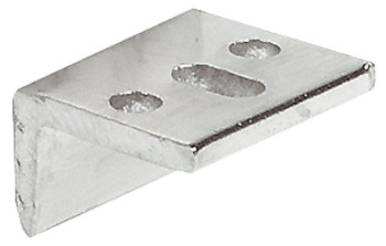 Angled Striking Plate w Slot Brass BP