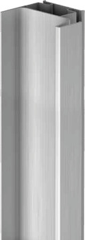 Gola System E Profile Vrt End 2.4m Aluminium Black