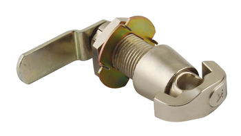 Padlockable Cam Lock-19.5/6.5mm Brt Nickel