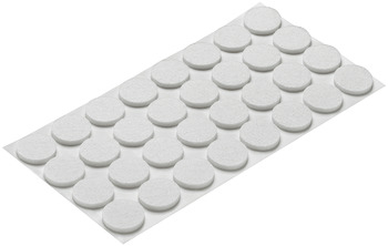 Felt Guide D18mm Self Adh White
