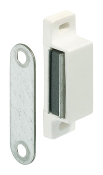 Magnetic Catch 4-5kg SF Steel/Plastic Wht