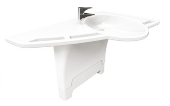 Ropox Support Washbasin Basic LH Wht