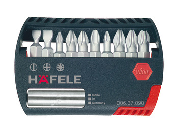 Hafele Bit Box with 10 Bits (Pozi/PH/Flat)