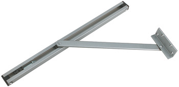 OH Door Holder Inward 90-130D Silver