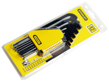 Stanley Hex Key Set Ball x 12pc 008.28.440