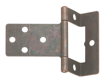 Cranked Flush Hinge 50mm Steel EB
