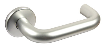 Safety Lever Hdls/Roses D20mm Aluminium SAA