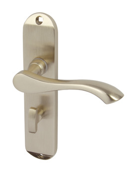 Welford Lever Hdls/Plt WC Lock Zinc Alloy PC
