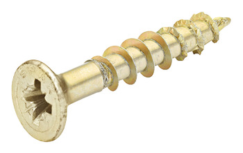 Spax Screw Prt Countersunk PZ2 D5.0x100/60mm Yellow Zinc 018.01.493
