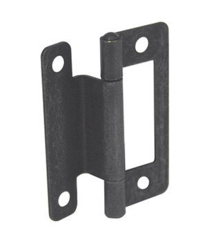 Cranked Flush Hinge 50mm Steel FB