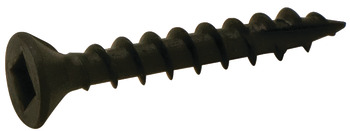 Zip-R Square Slot Screw Countersunk D3.5x12mm Black 010.72.041