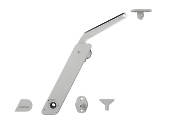 Free Flap H 1.5 Plastic/Metal D RH Grey