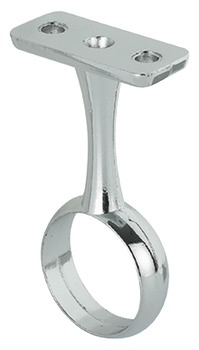 WithRobe Rail D25mm Centre Support Zinc Alloy CP